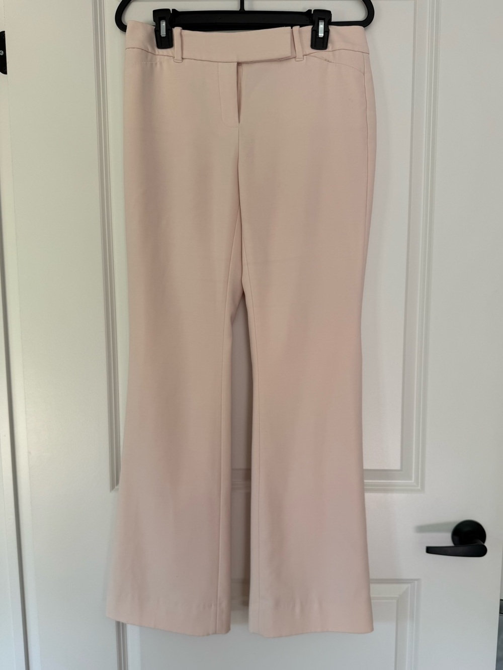 White House Black Market Wide-Leg Pants in Soft Blush